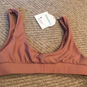 Pastel Pink Bikini Top